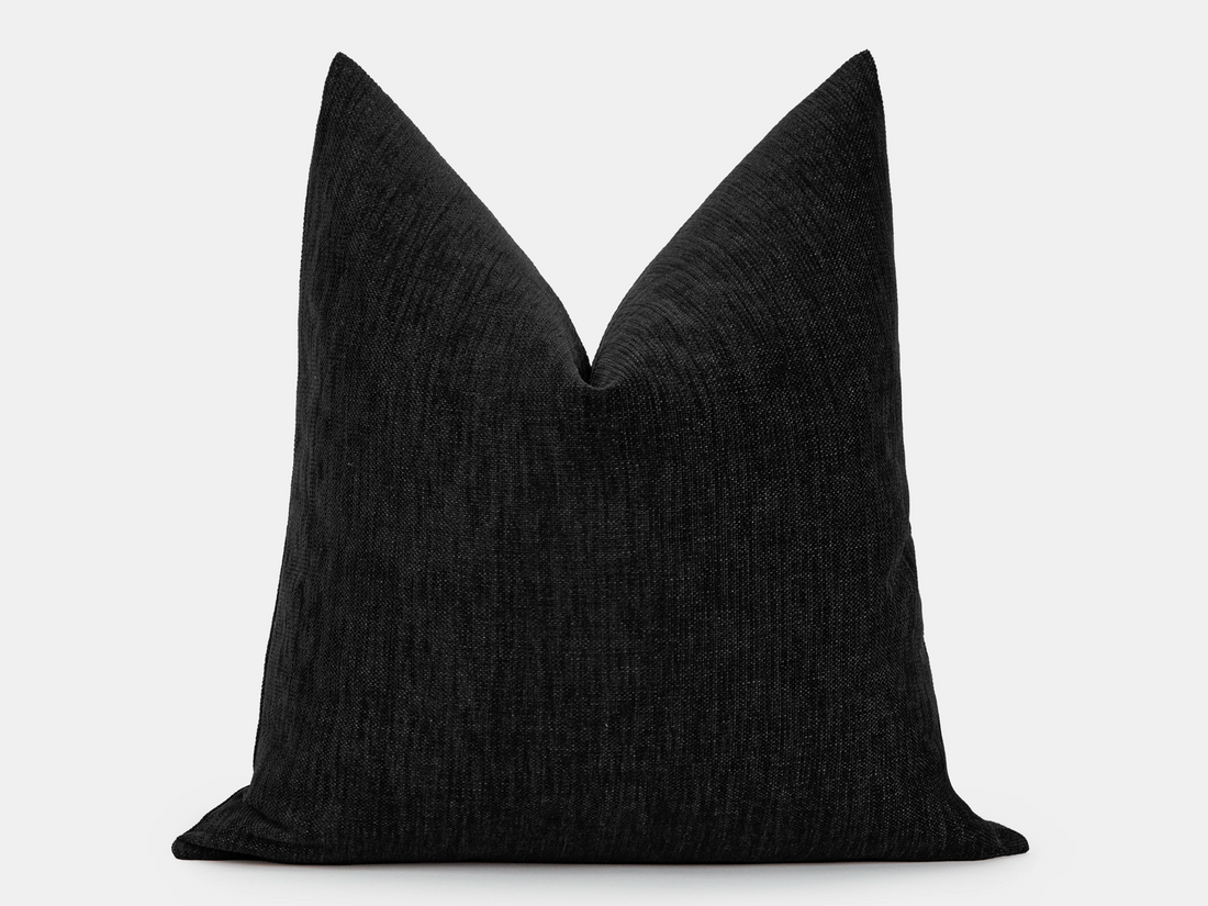 Black Throw Pillow Cover