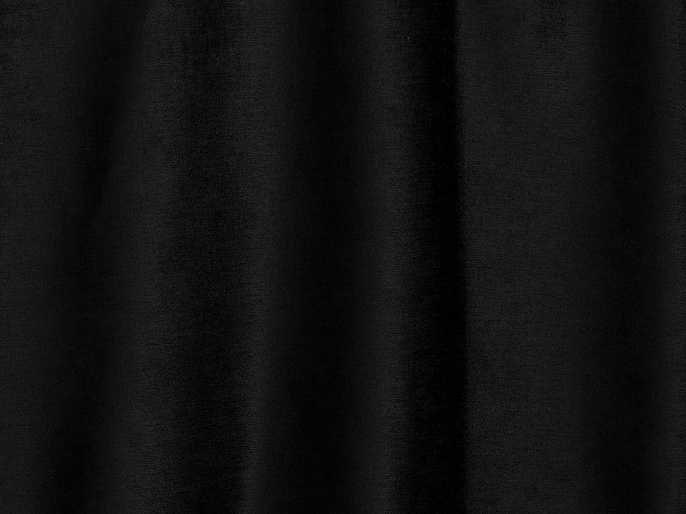 Black Silky Upholstery Fabric - Silkha
