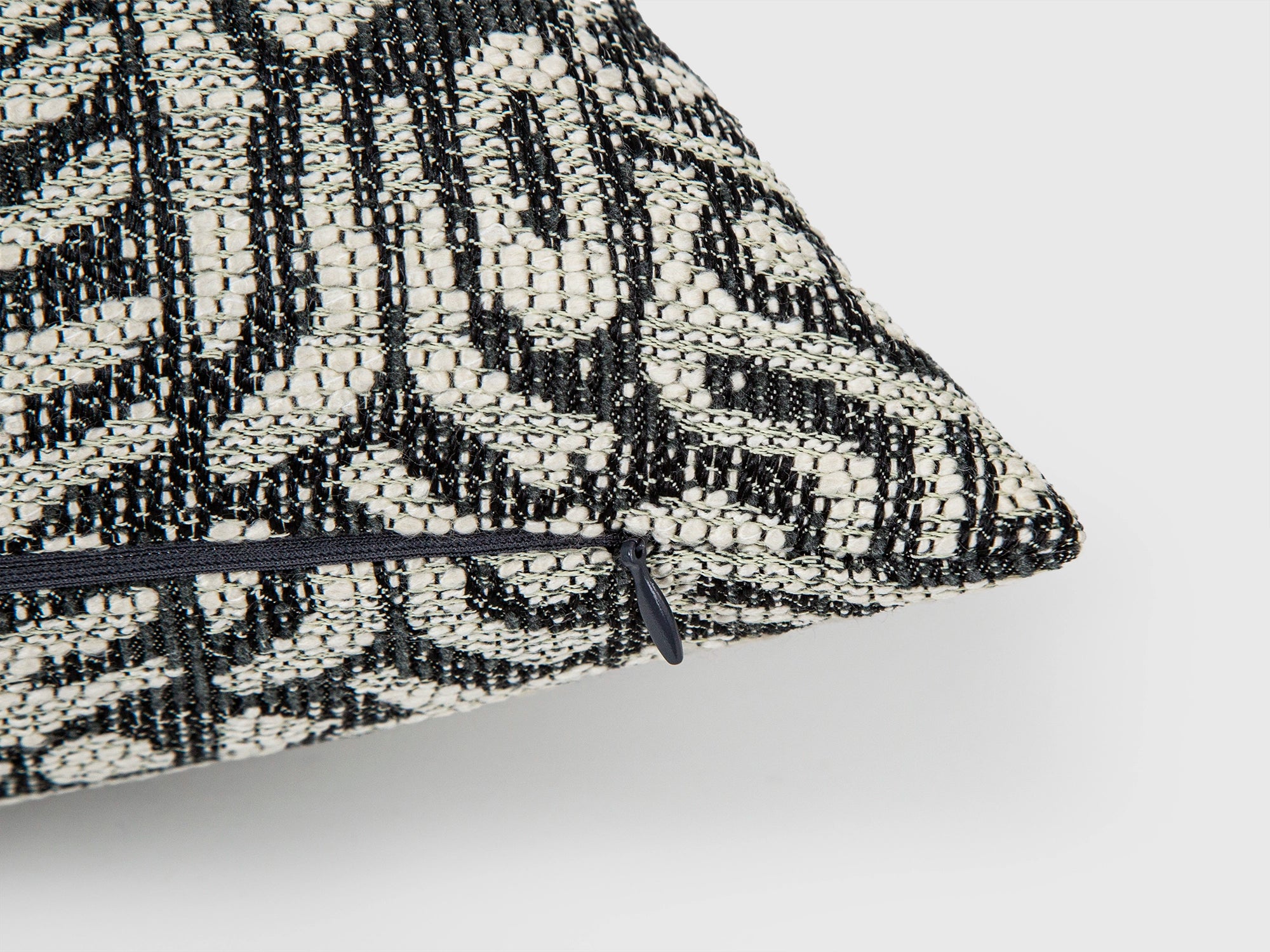 Black Tribal Geometric Pillow Cover