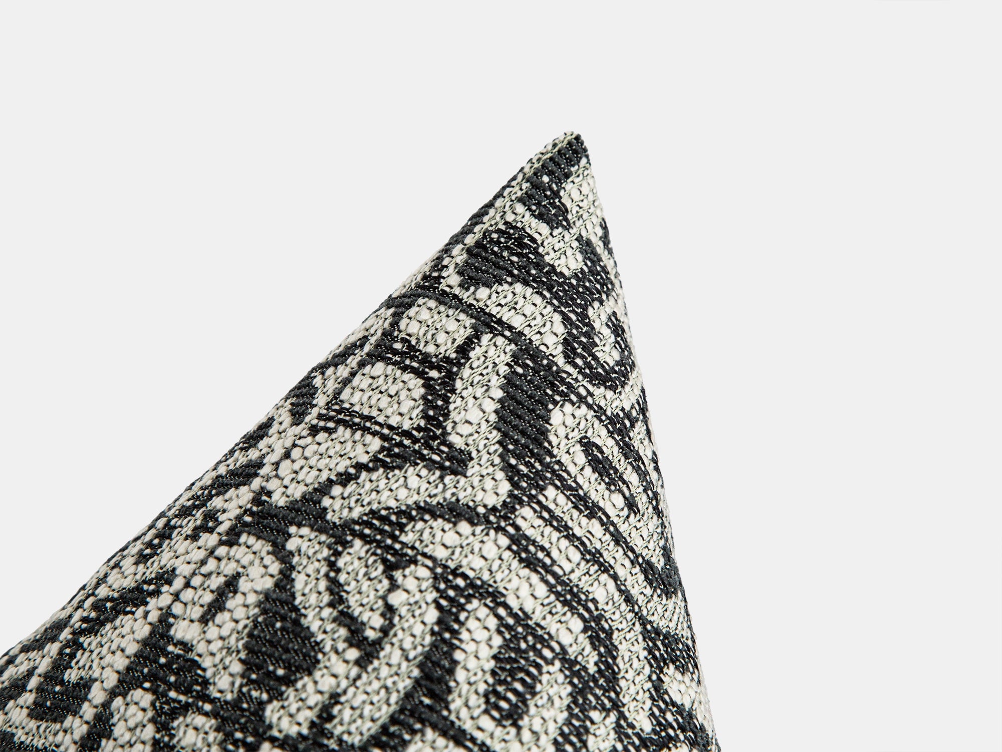Black Tribal Geometric Pillow Cover