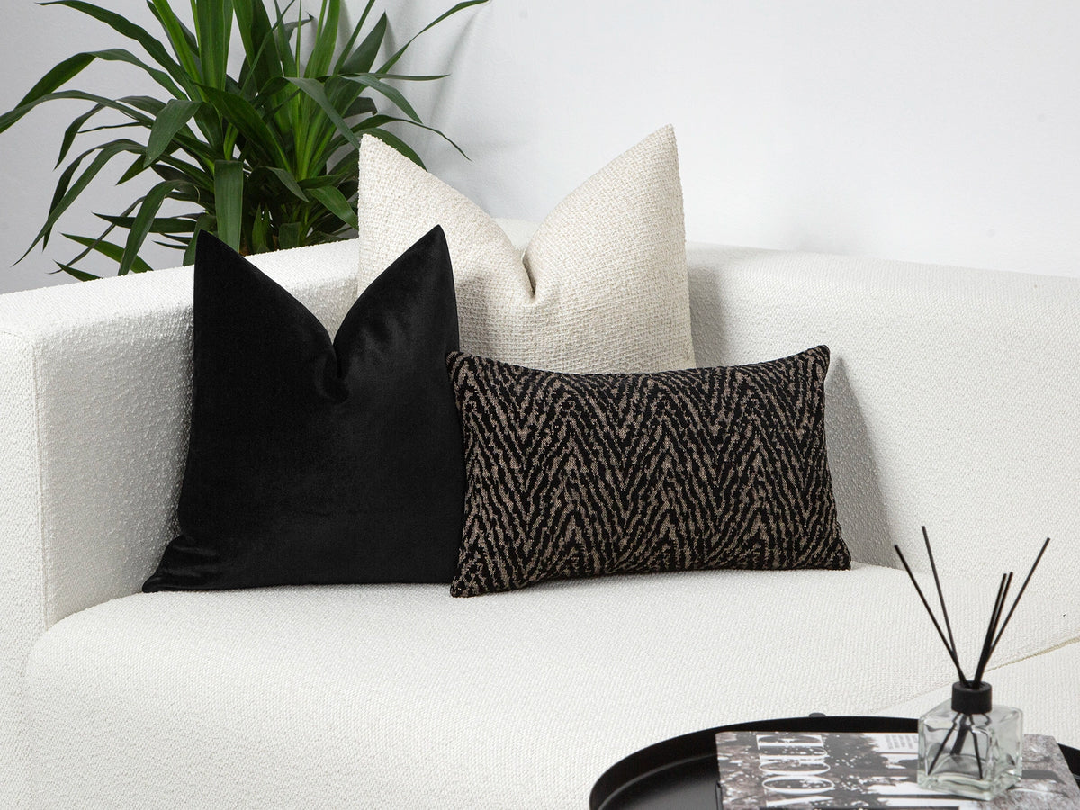 Black Velvet Pillow Cover – Soft, Elegant & Timeless