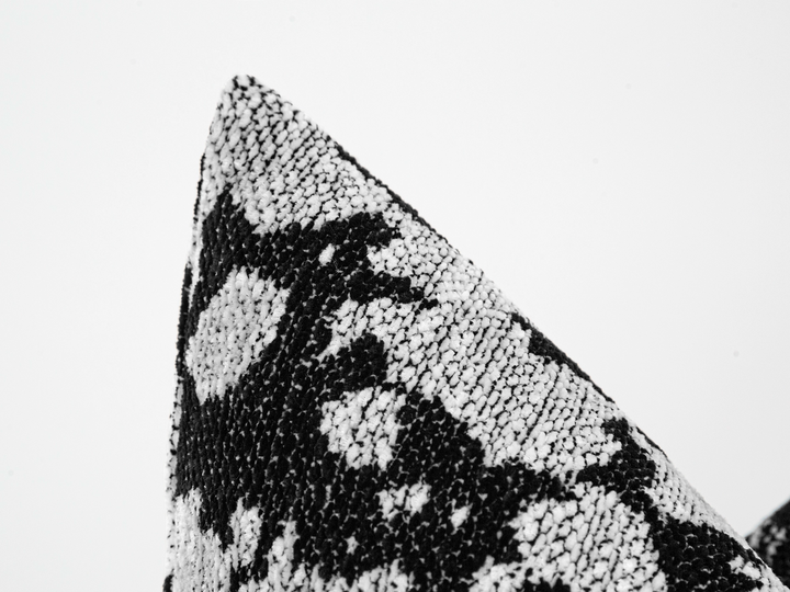 Black & White Abstract Leopard Pillow Cover