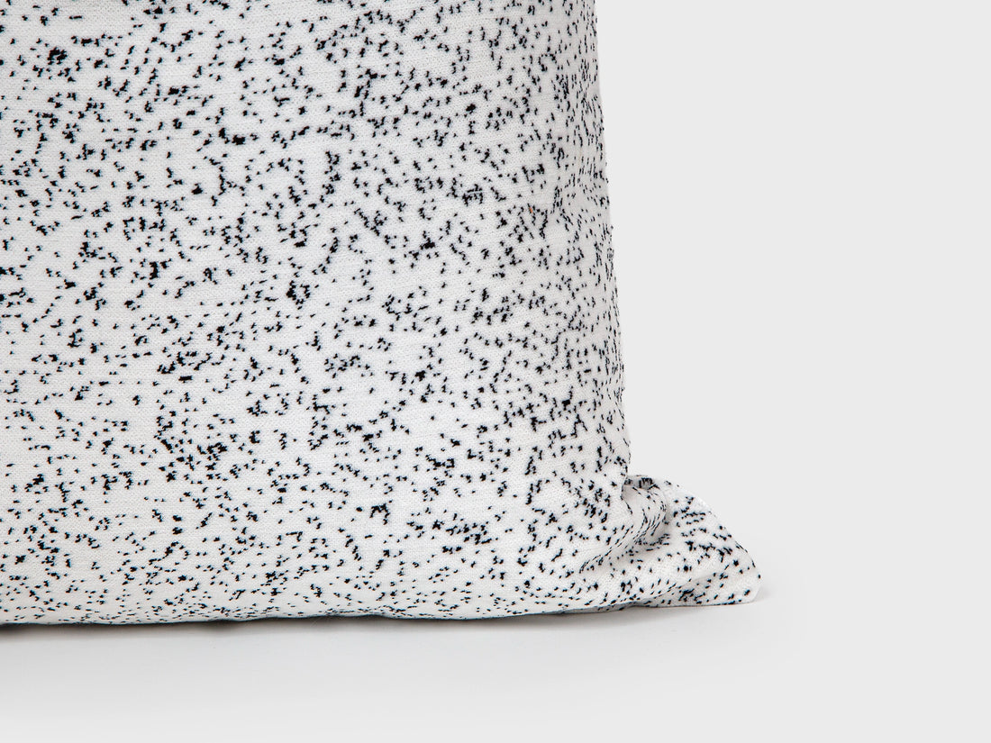 Off White Pebble Velvet Pillow Cover