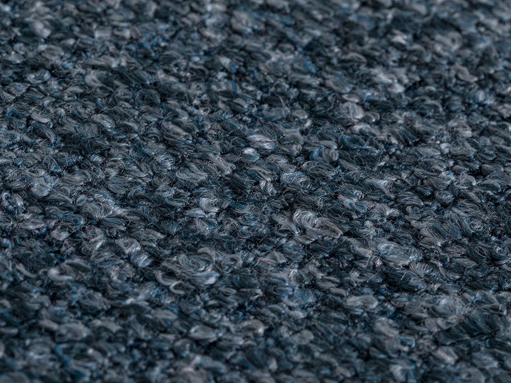 Blue Boucle Upholstery Fabric - Roam Boucle