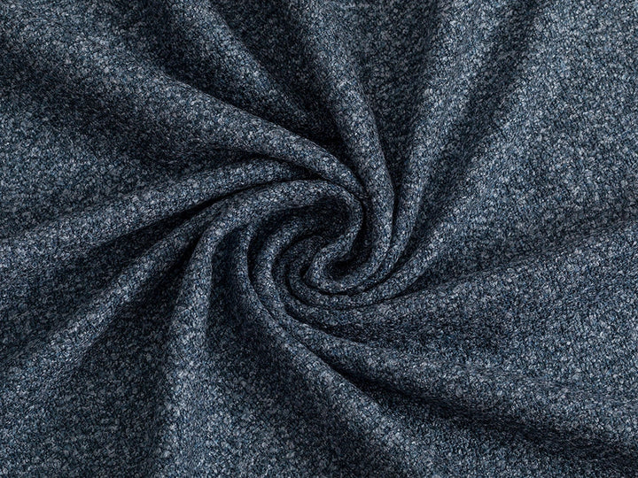 Blue Boucle Upholstery Fabric - Roam Boucle