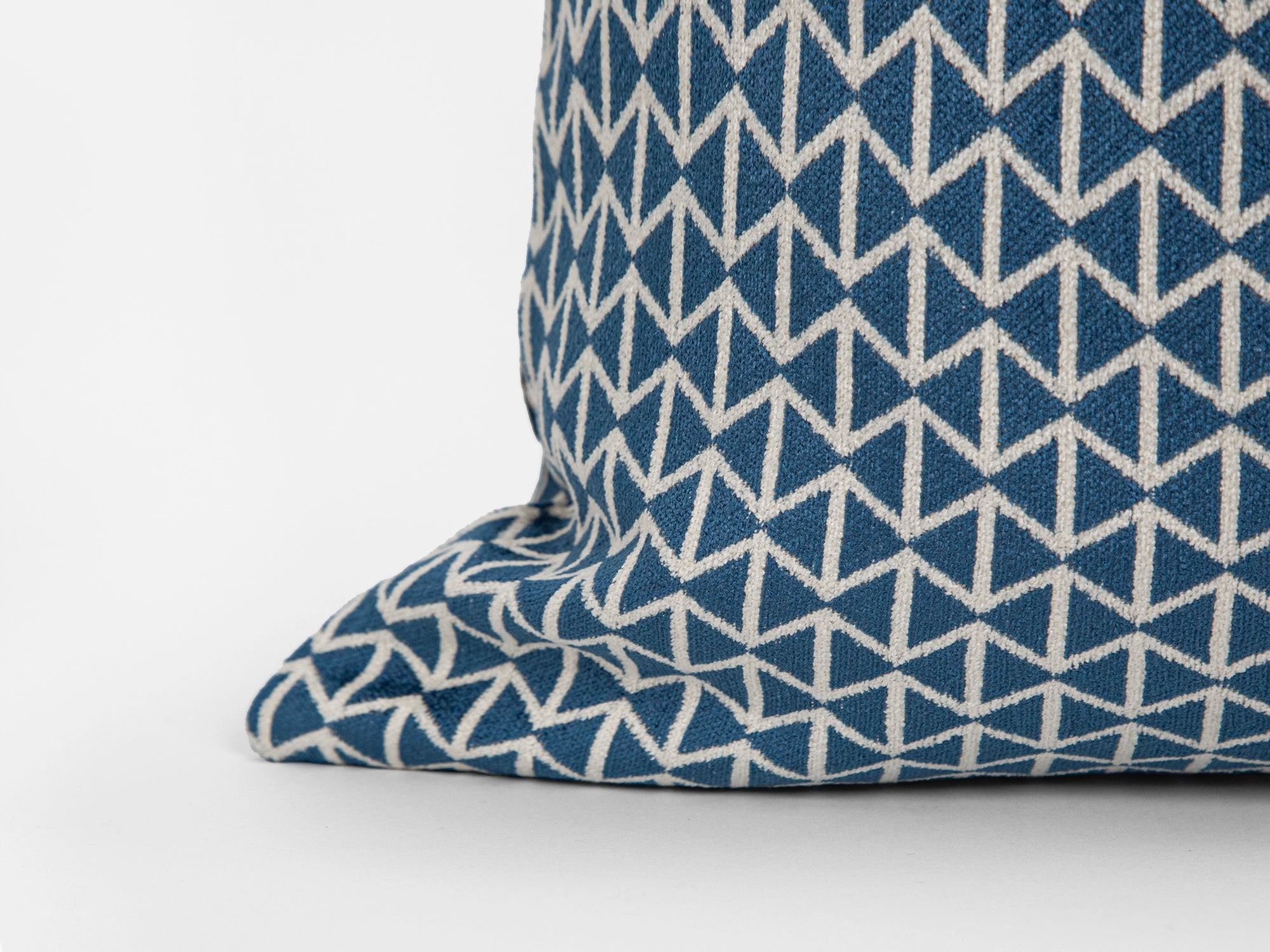 Blue Bowtie Woven Pillow Cover - Vector