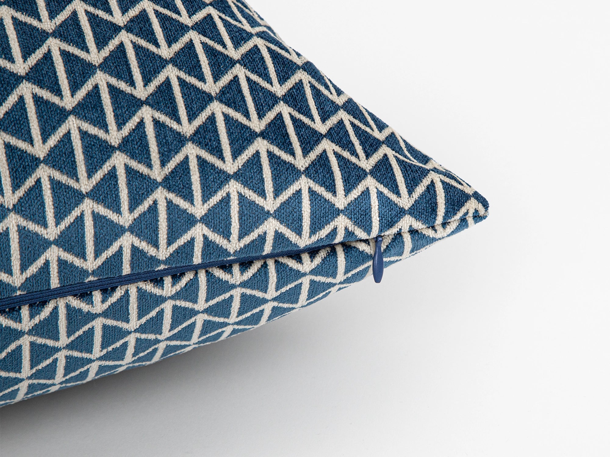 Blue Bowtie Woven Pillow Cover - Vector