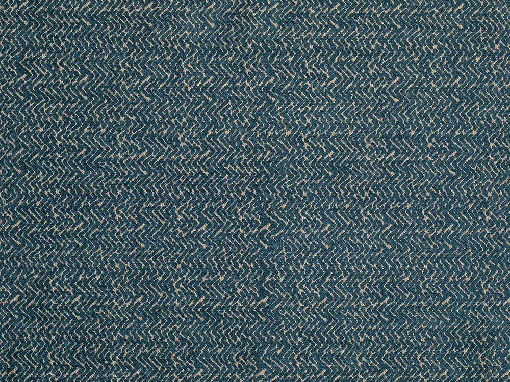 Blue Chevron Upholstery Fabric - Nexus Chevron