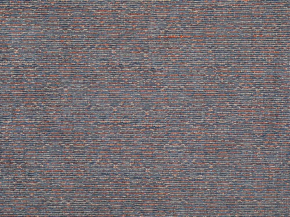 Blue Striped Upholstery Fabric - Nexus Terra Lines