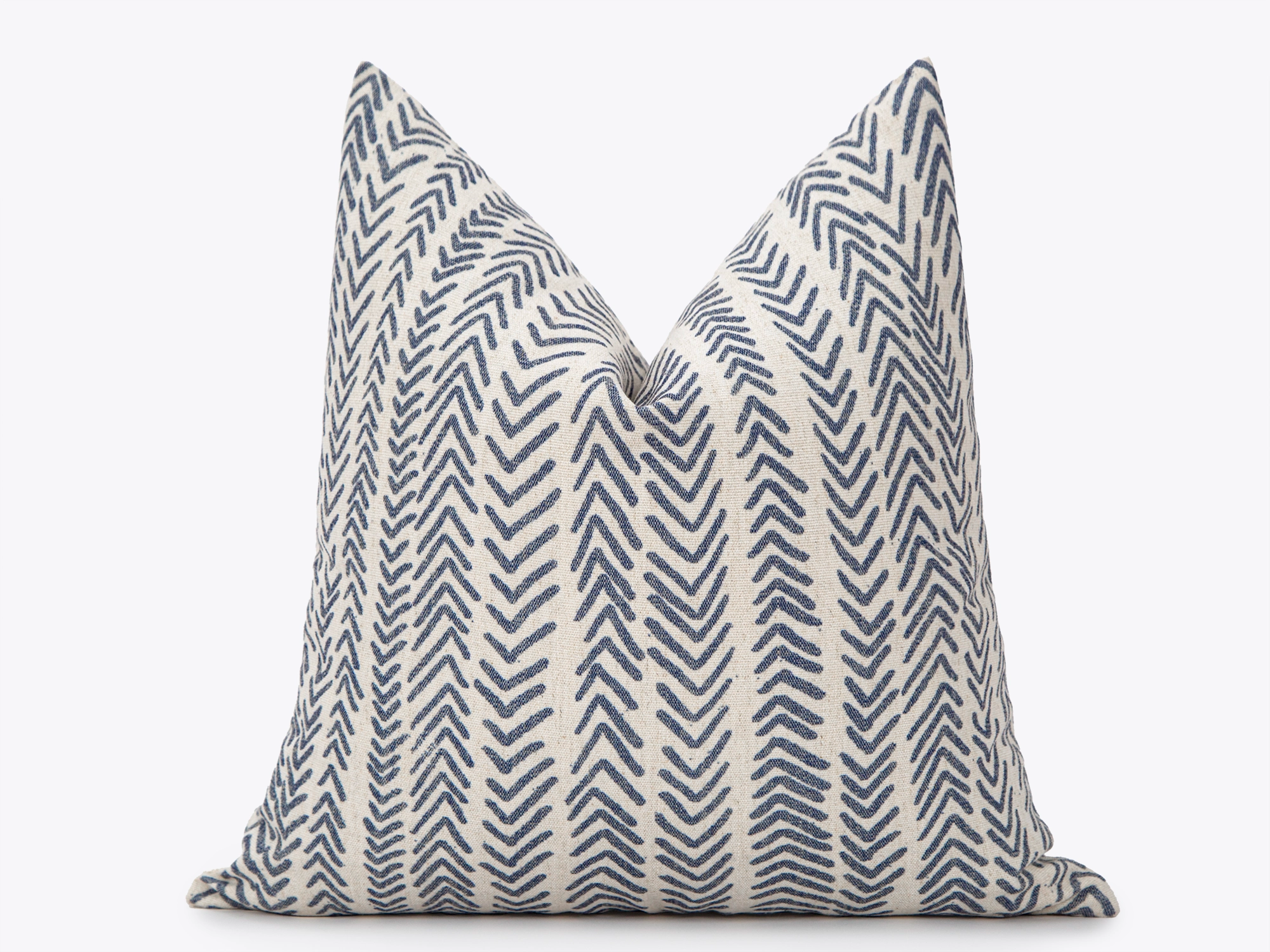 Blue Mud Cloth Pillow Cover
