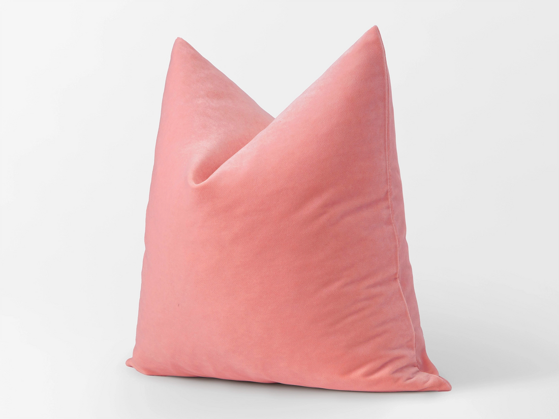 Light Pink Velvet Pillow Cover