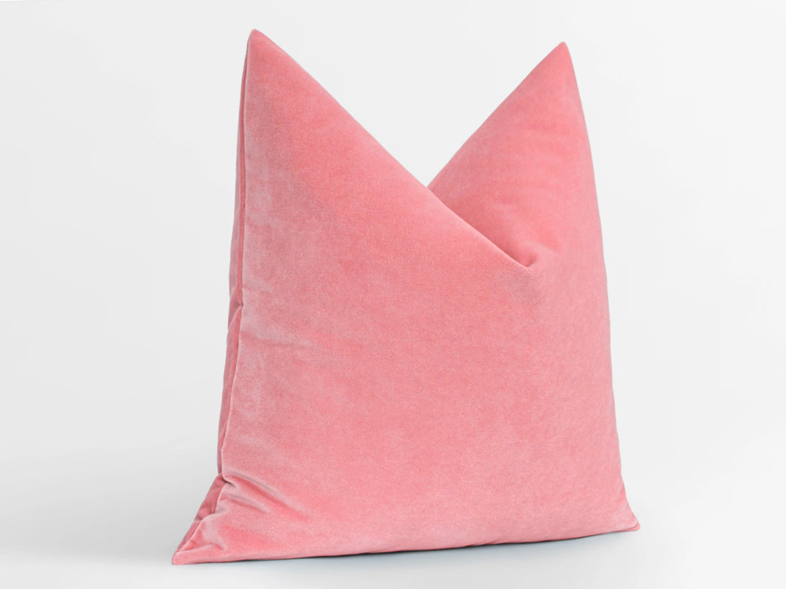 Pink Velvet Pillow Cover