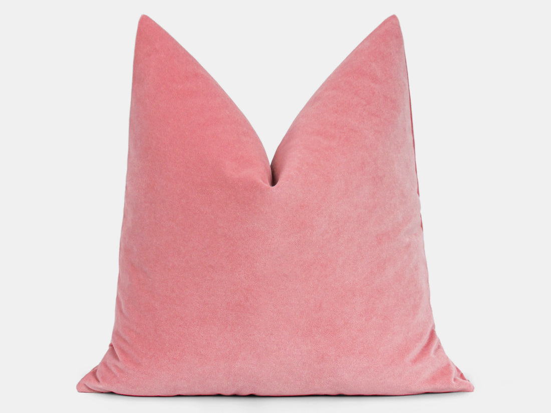 Pink Velvet Pillow Cover