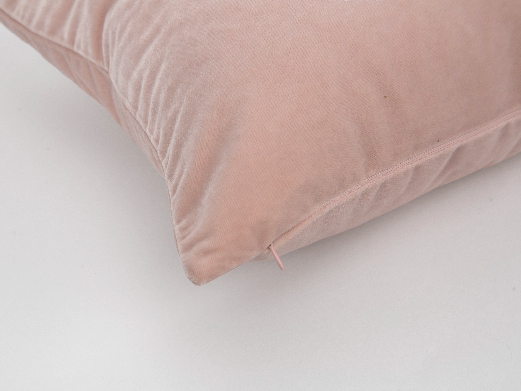 Blush Pink Velvet Pillow Cover