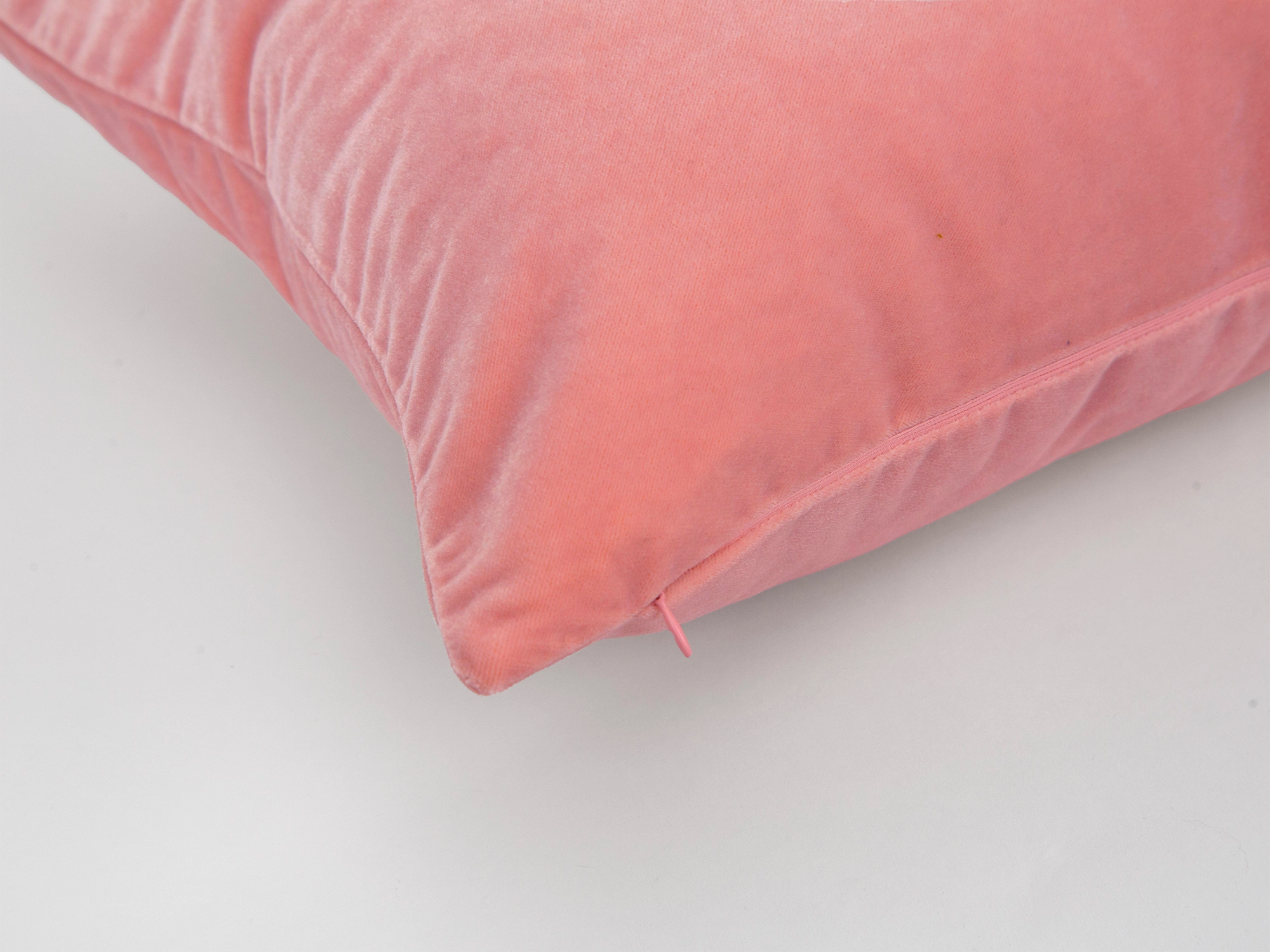 Light Pink Velvet Pillow Cover