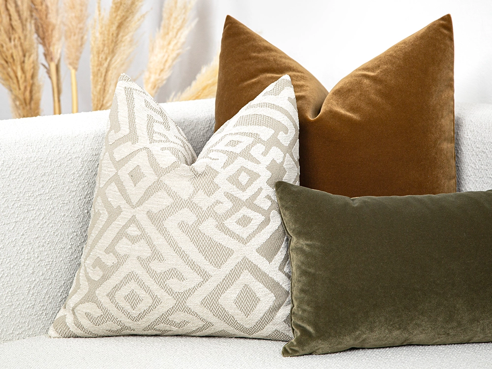 Ivory Ethnic Boho Soft Pillow Cover