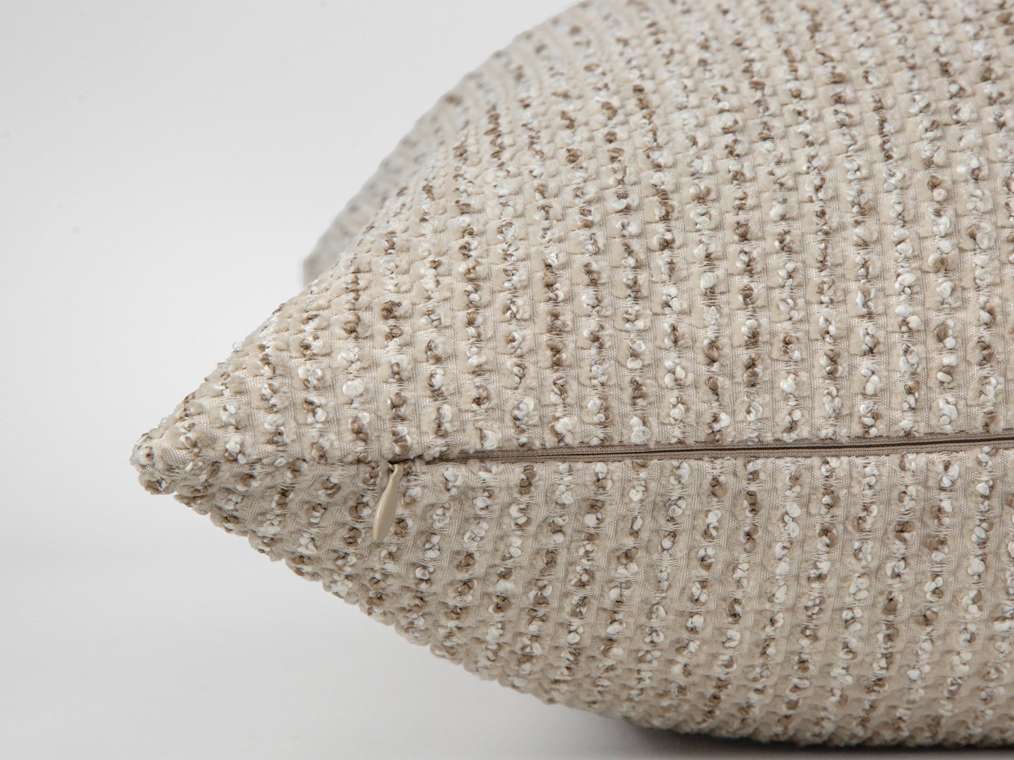 Beige Dotted Pillow Cover - Textured & Bubble