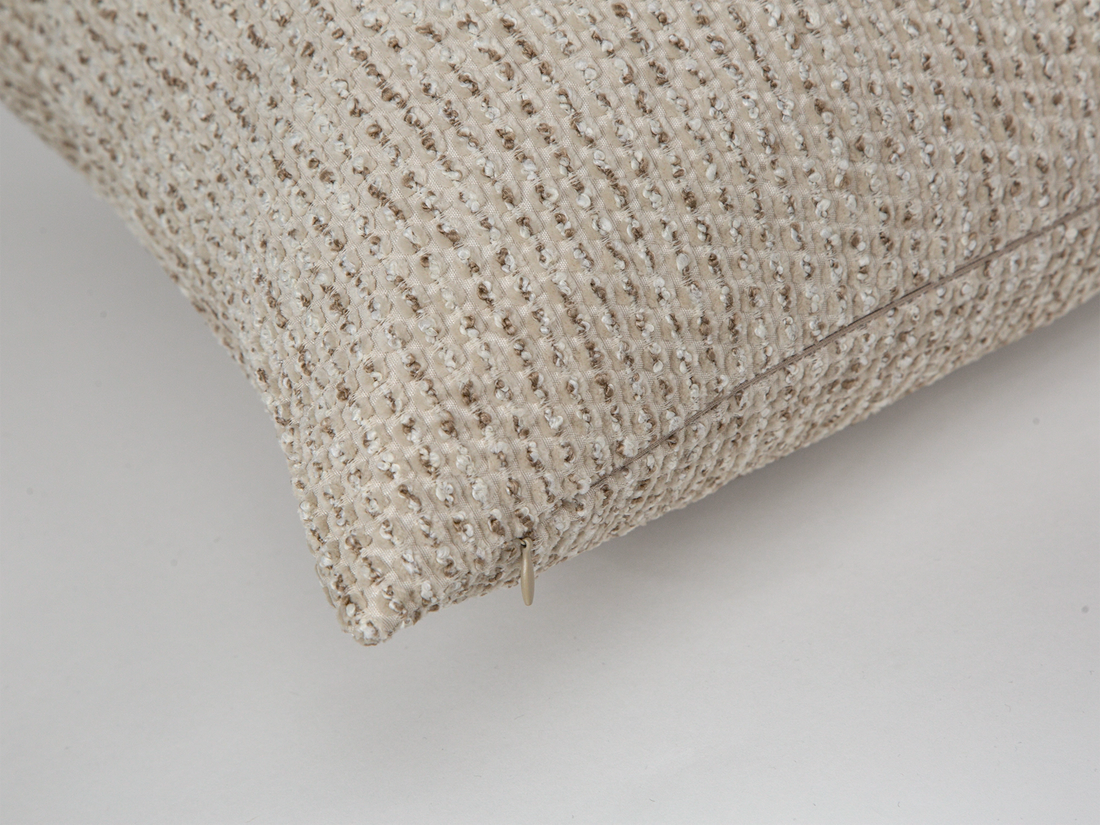 Beige Dotted Pillow Cover - Textured & Bubble