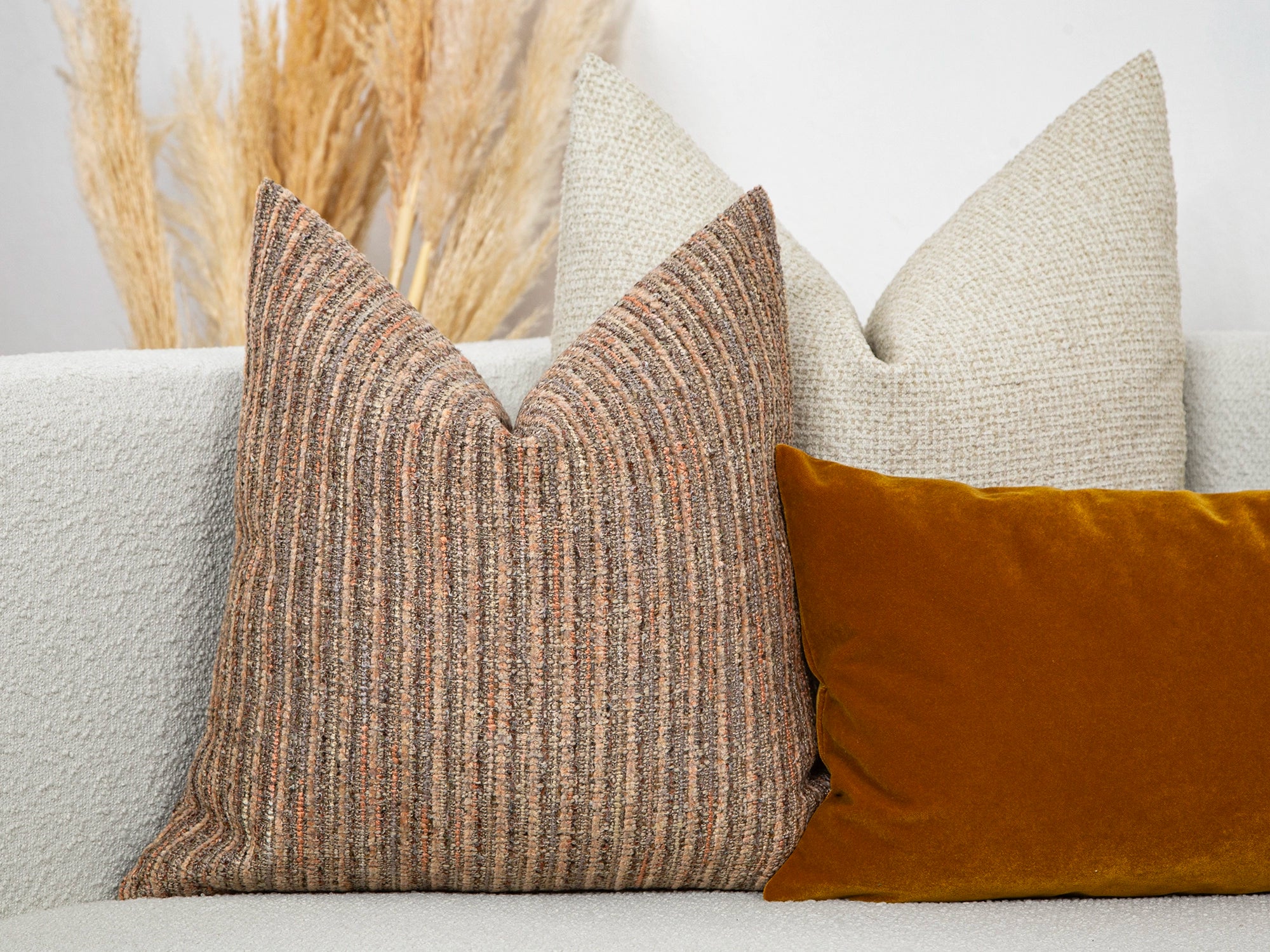 Colorful Rustic Textured Pillow Cover