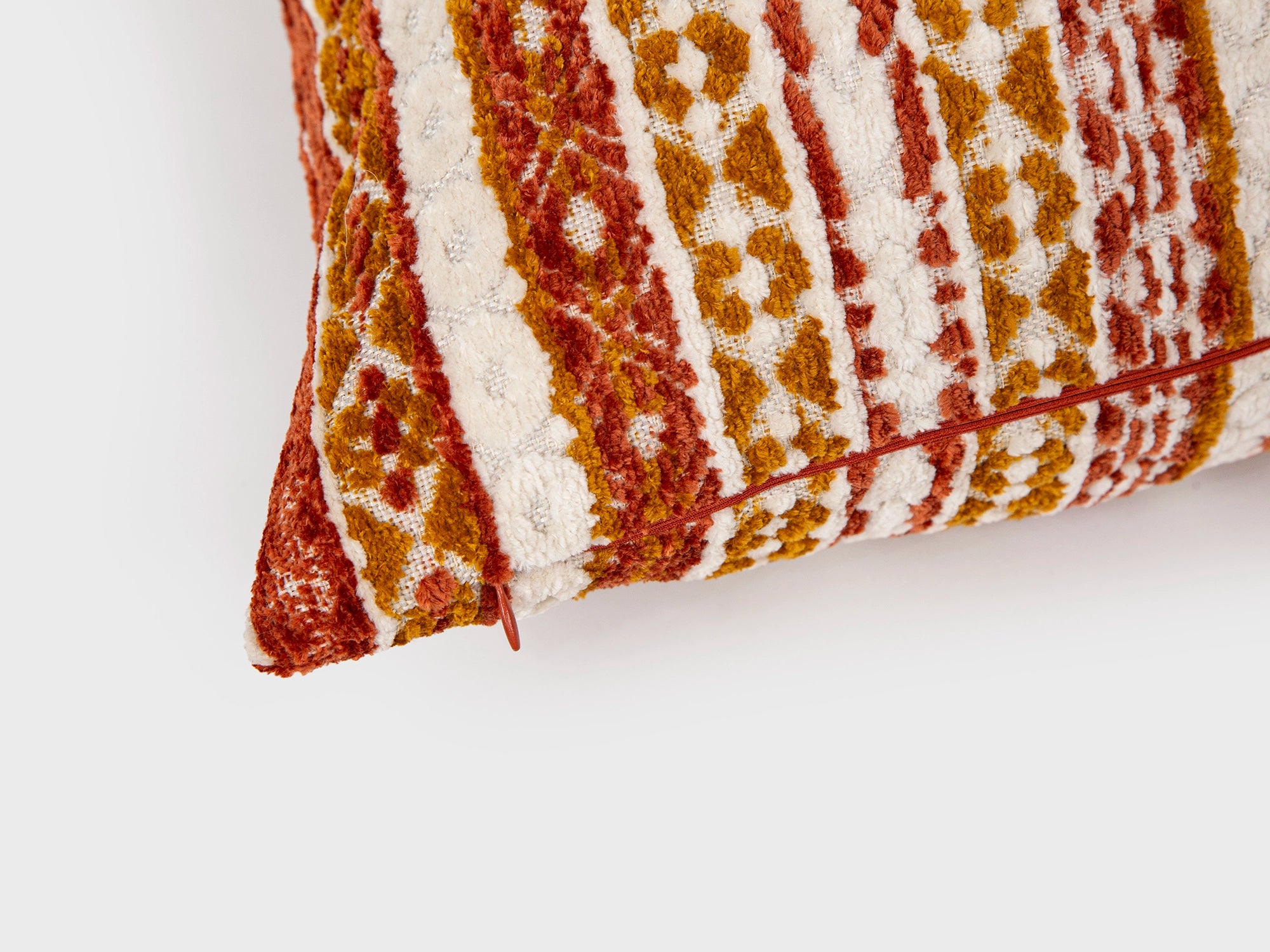 Colorful Boho Textured Pillow Cover