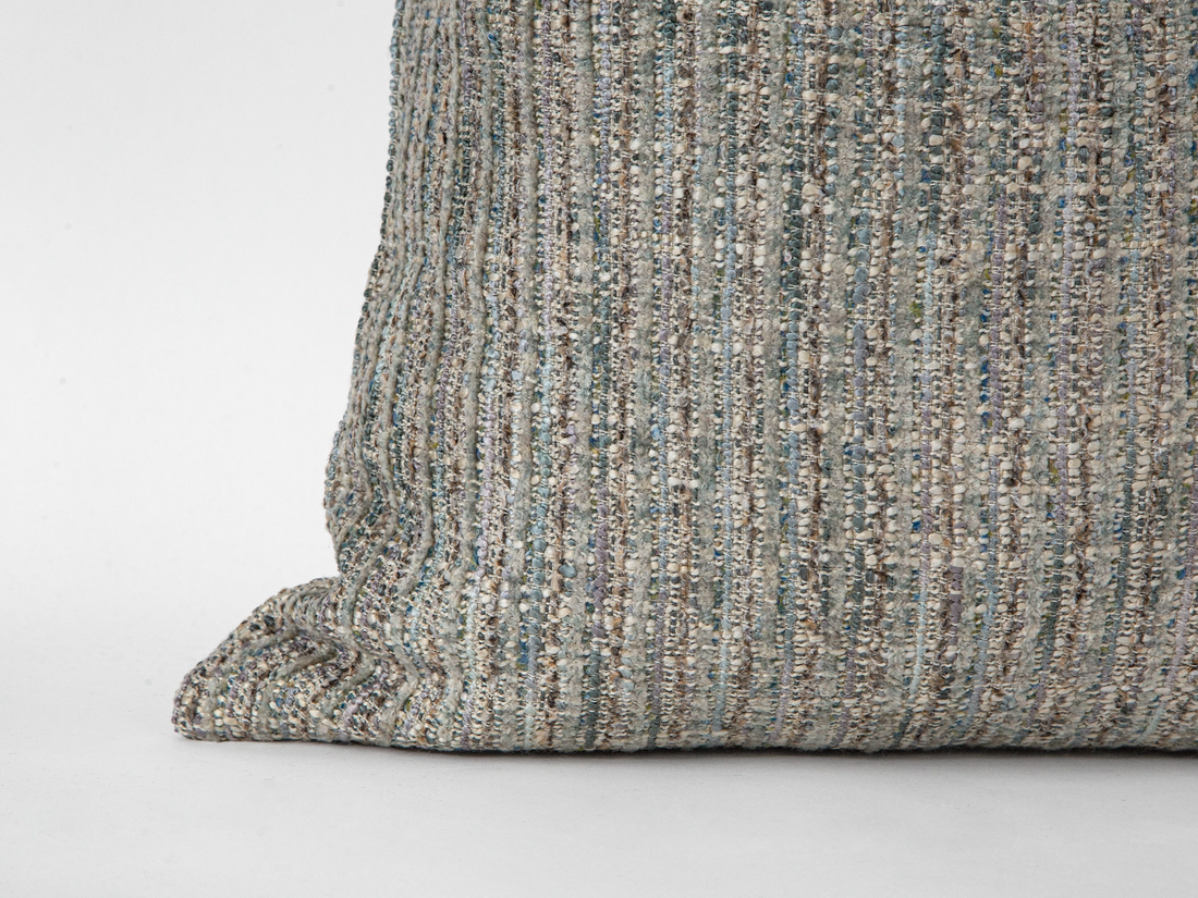 Aqua Blue Boho Pillow Cover