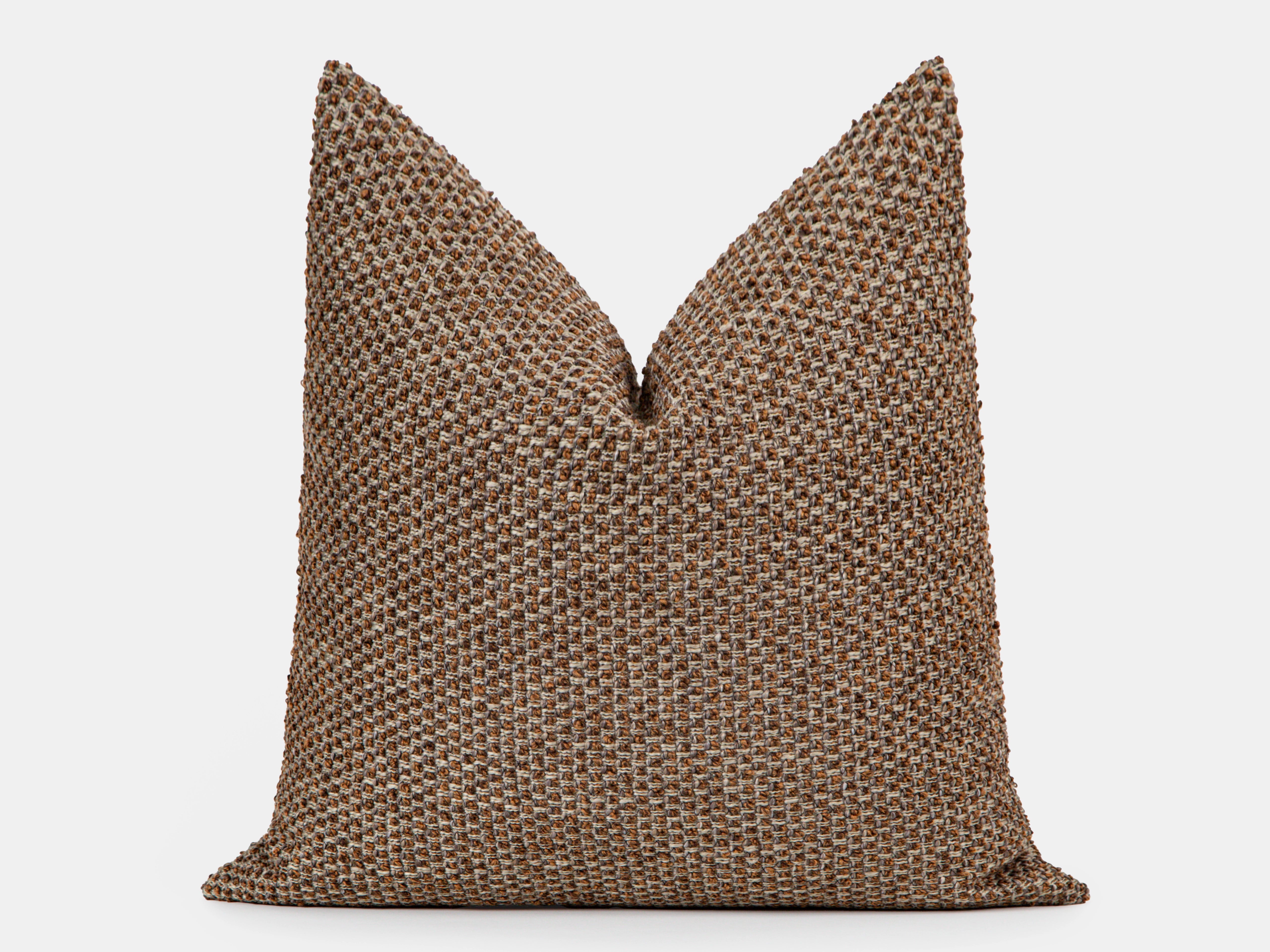 Bronze Textured Pillow Cover