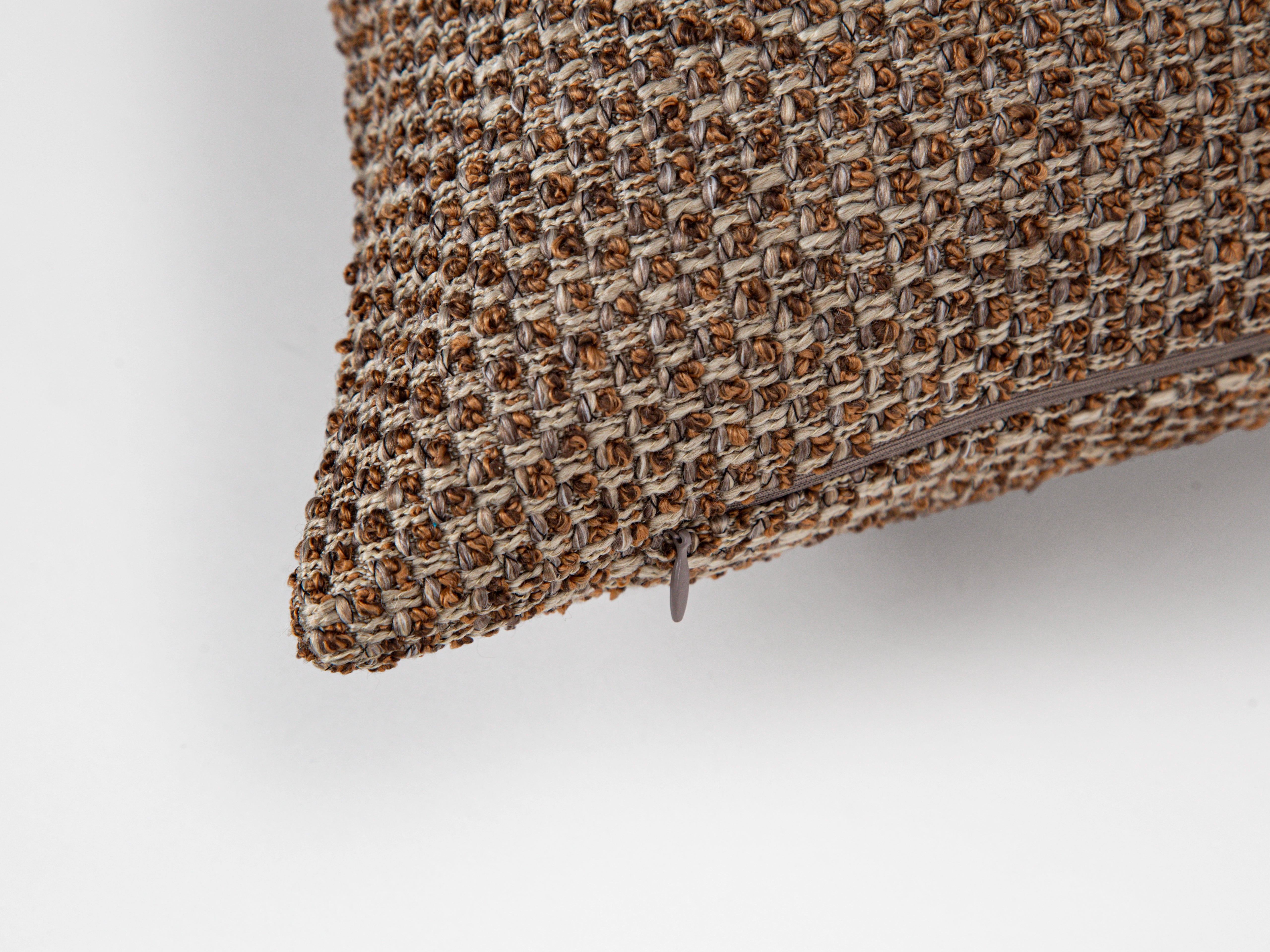 Bronze Textured Pillow Cover