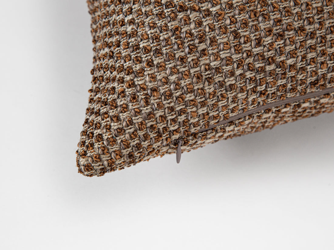 Bronze Textured Pillow Cover