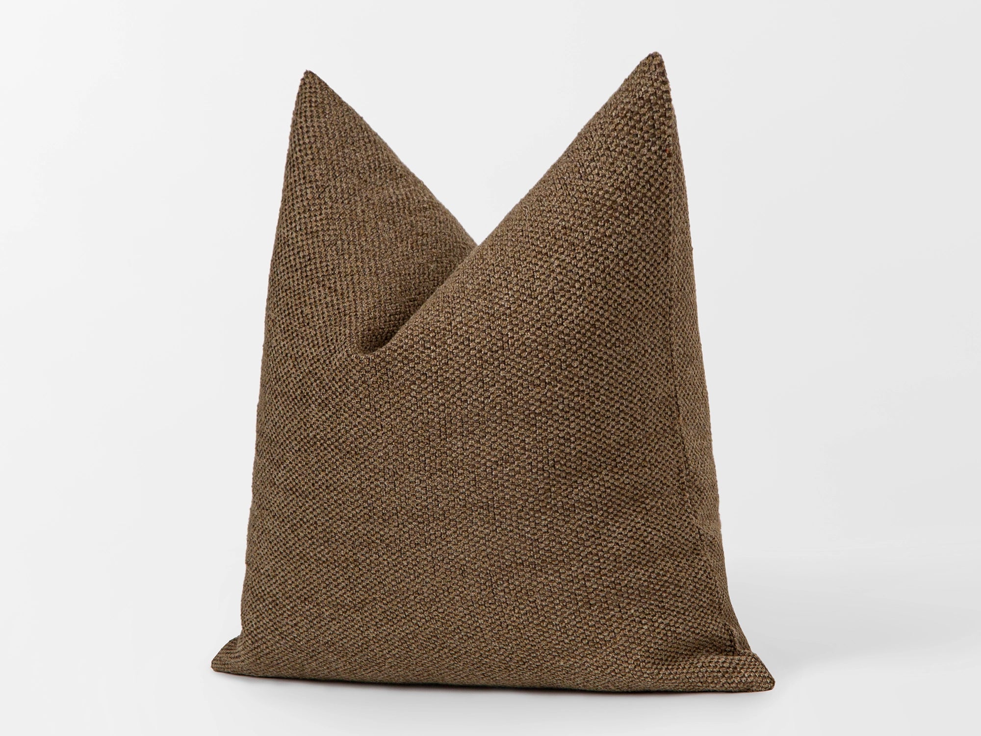 Brown Boho Woven Pillow Cover