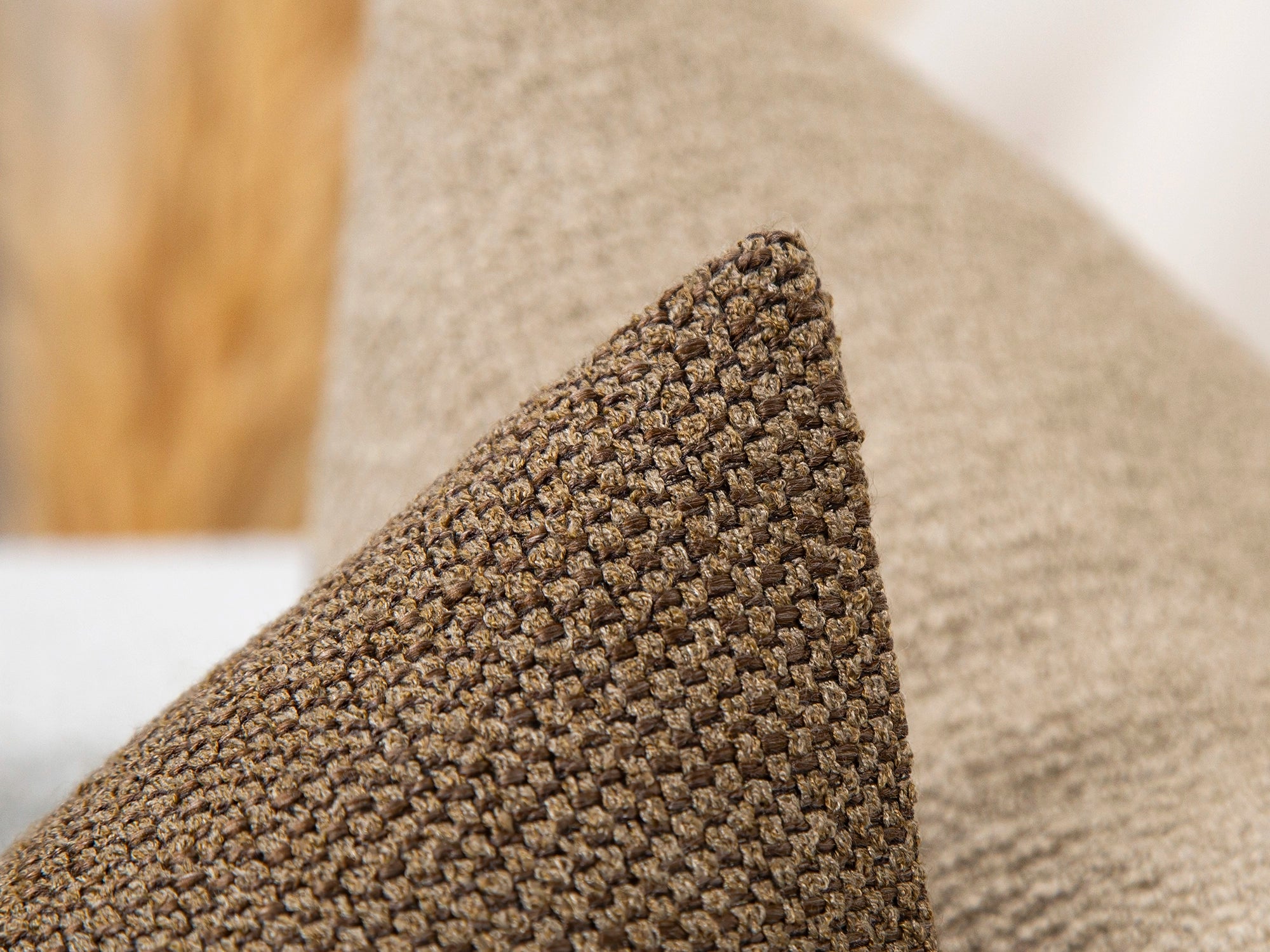 Brown Boho Woven Pillow Cover