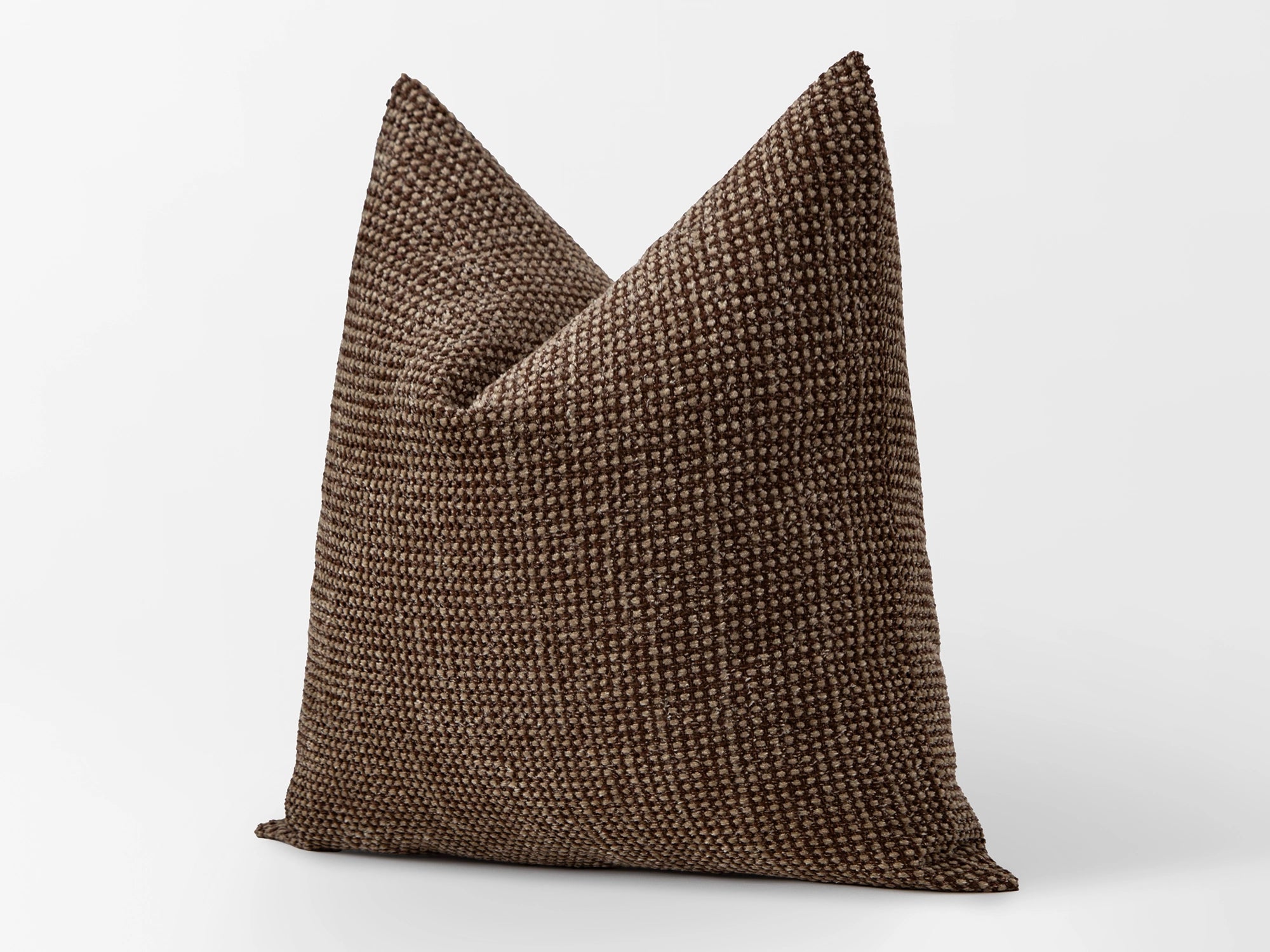 Dark Brown Spotted Pillow Cover