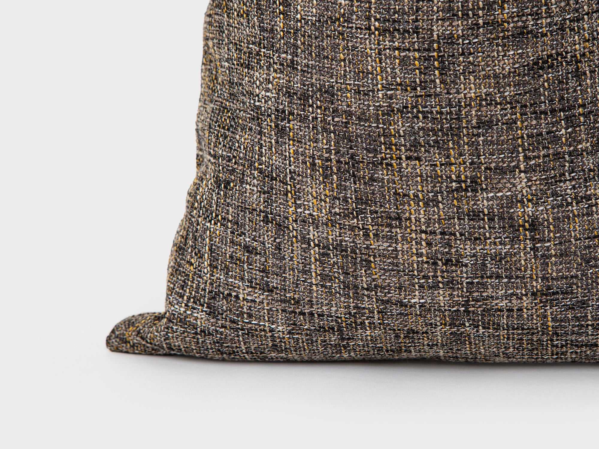 Earthy Brown Linen Woven Pillow Cover