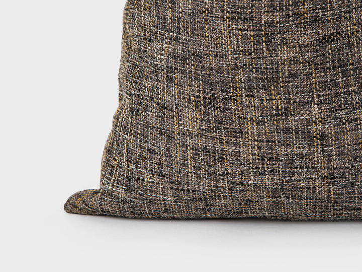 Earthy Brown Linen Woven Pillow Cover