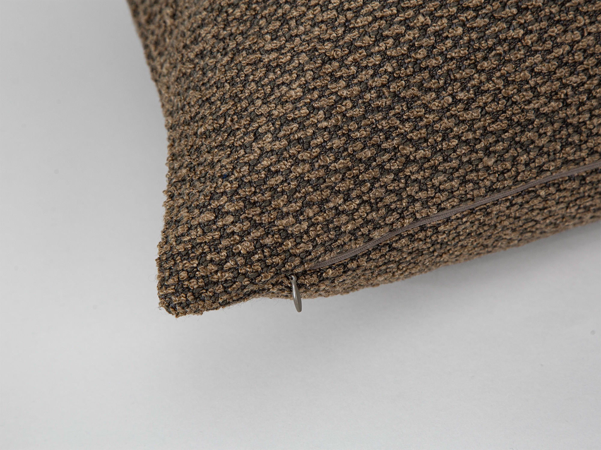 Brown Boho Textured Pillow Cover
