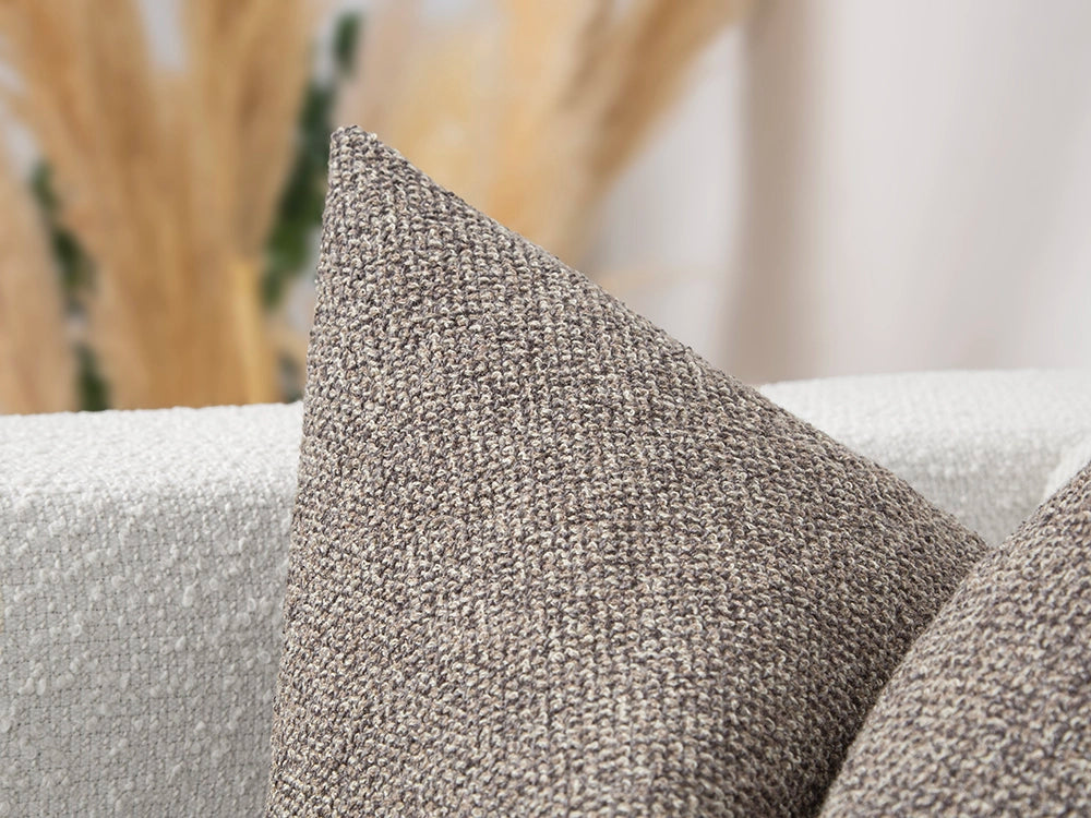 Dusty Brown Boho Pillow Cover