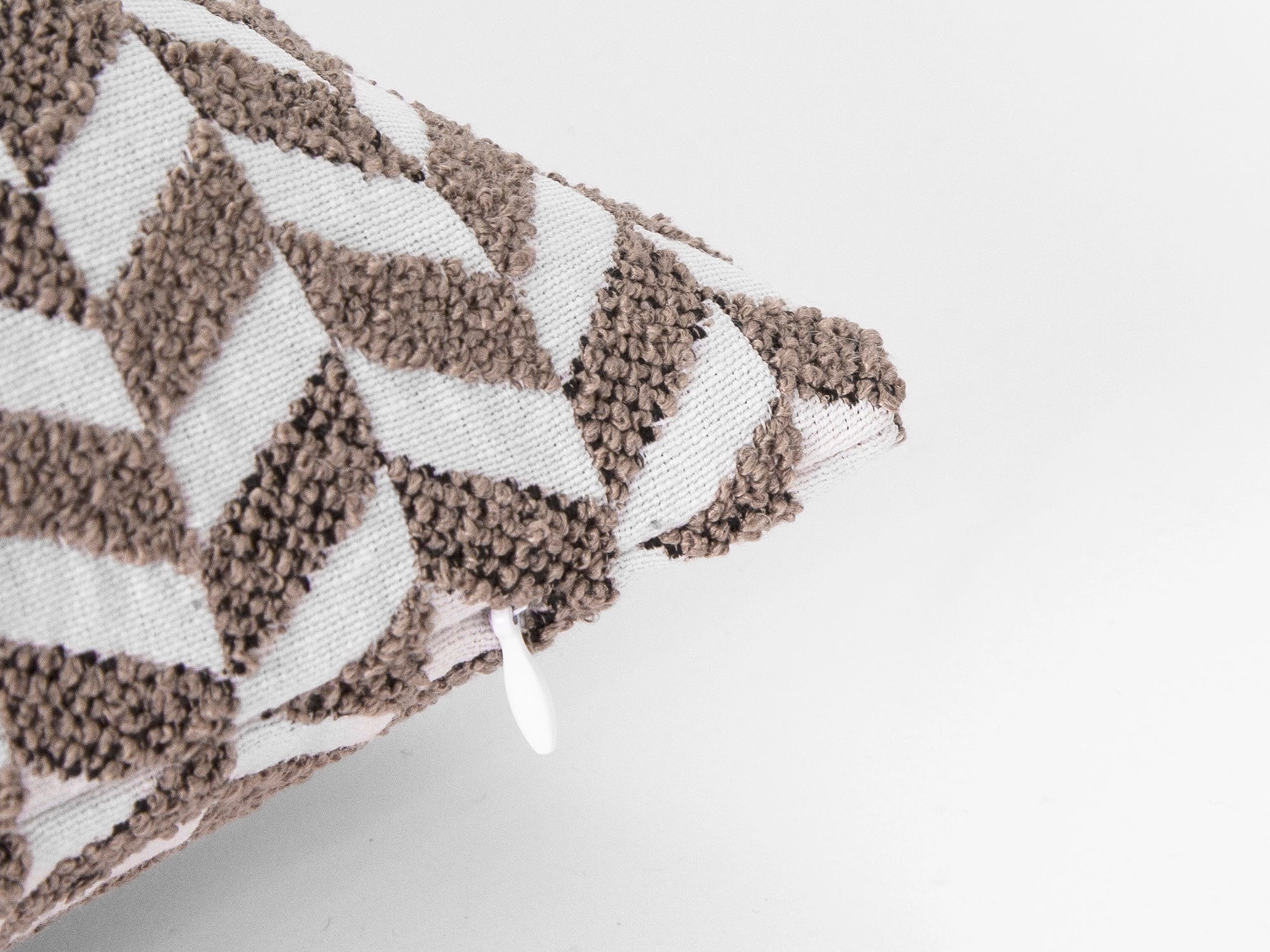 Brown Herringbone Pillow Cover