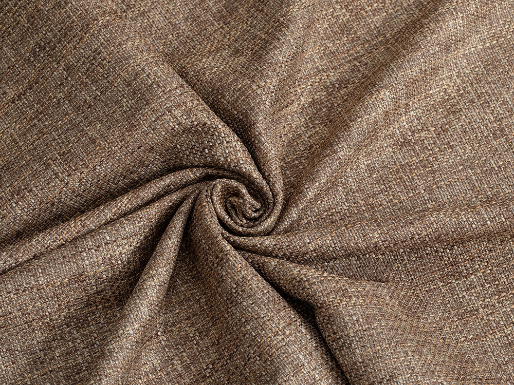 Brown Woven Upholstery Fabric - Harvest