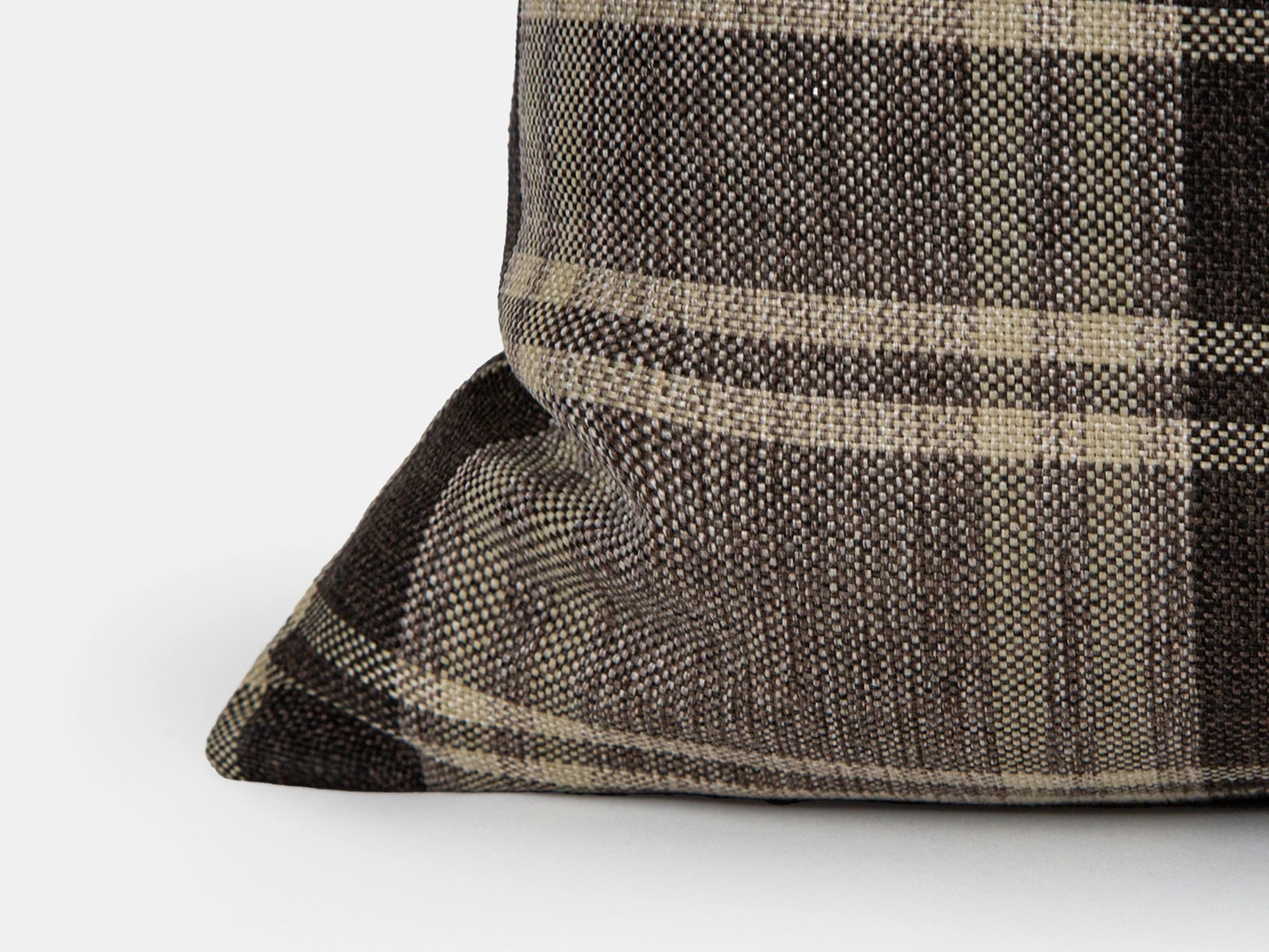 Brown Plaid Pillow Cover