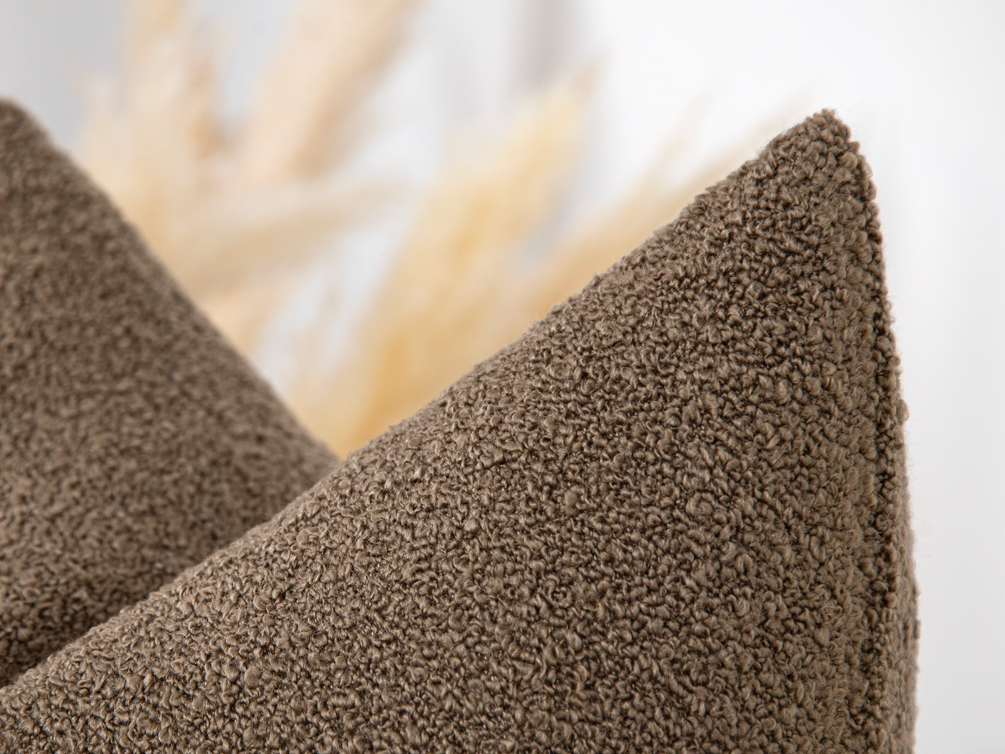 Brown Alpaca Pillow Cover