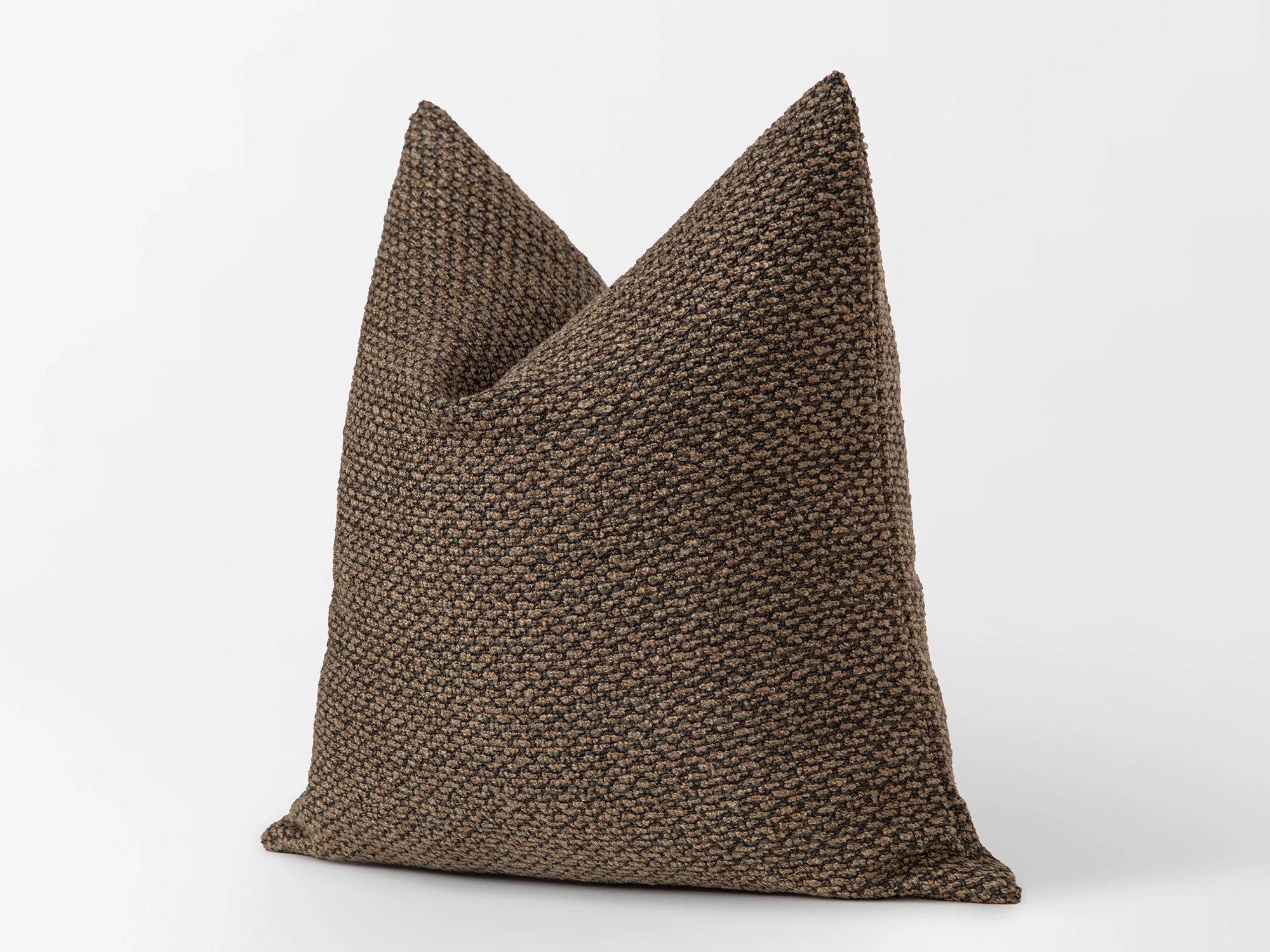 Brown Boho Textured Pillow Cover