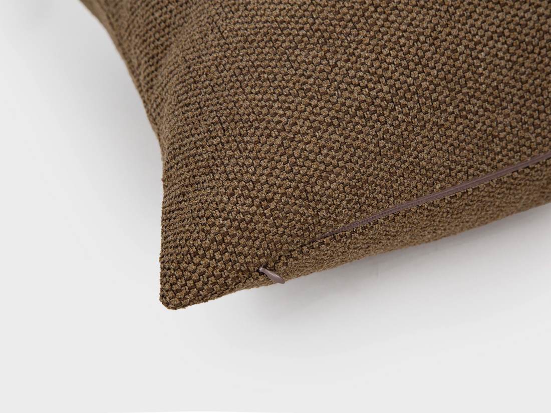 Brown Boho Woven Pillow Cover