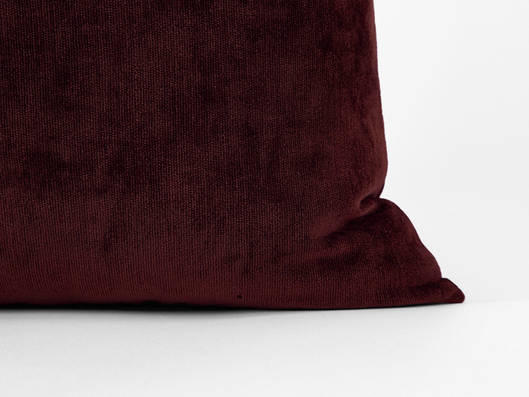 Burgundy Woven Pillow Cover - Lustre