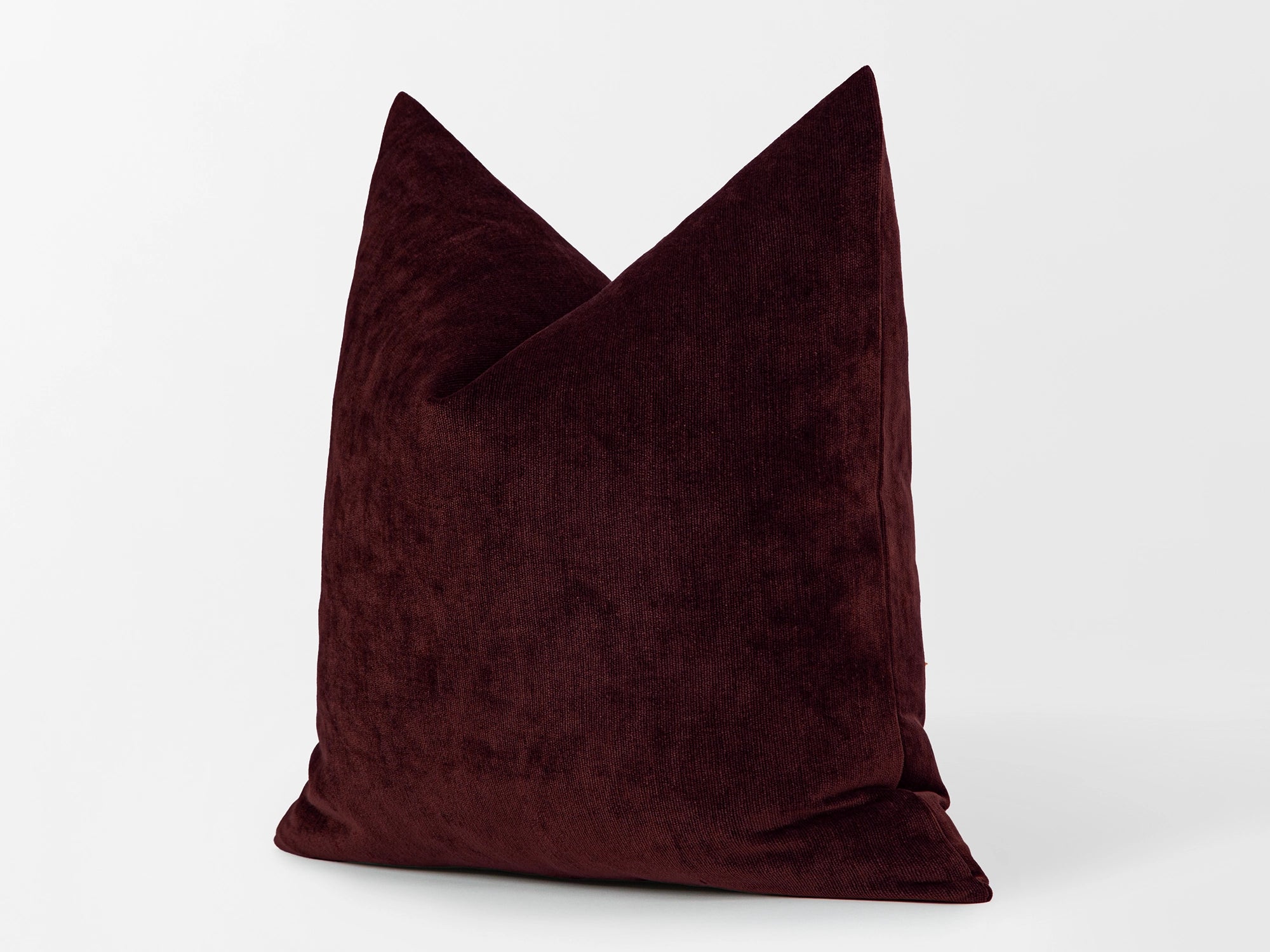 Burgundy Woven Pillow Cover - Lustre