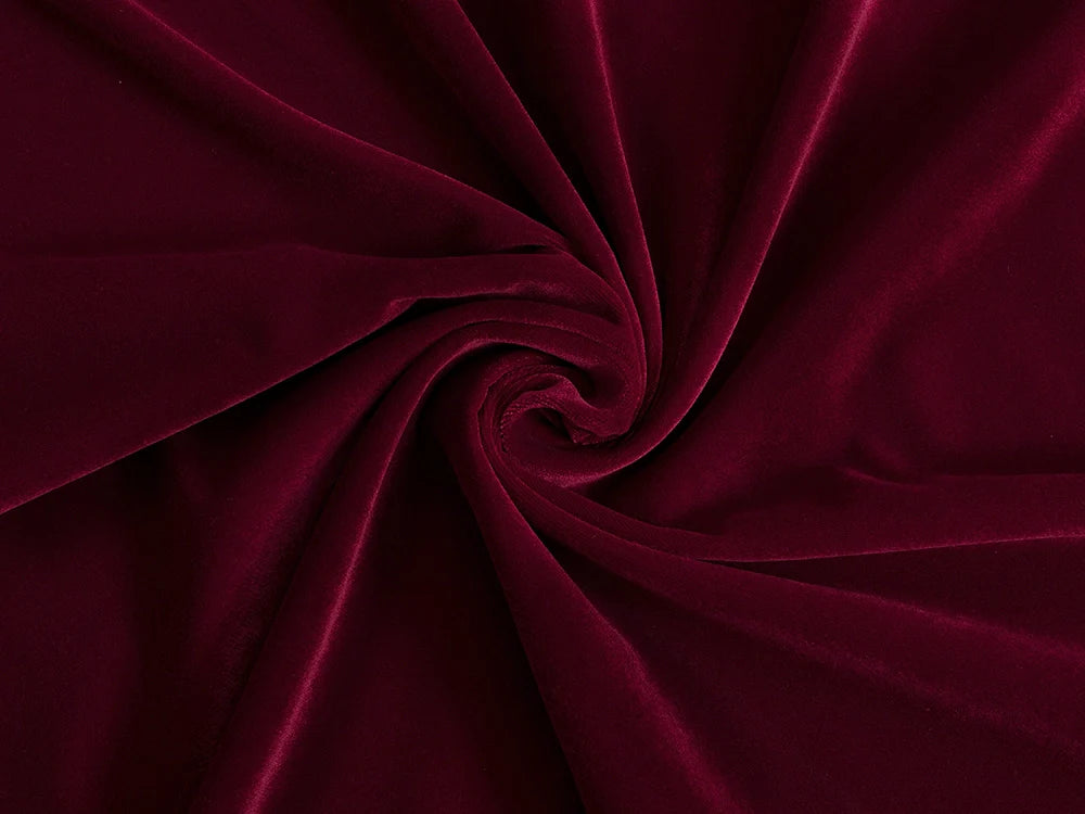 Burgundy Velvet Upholstery Fabric - Classic Velvet