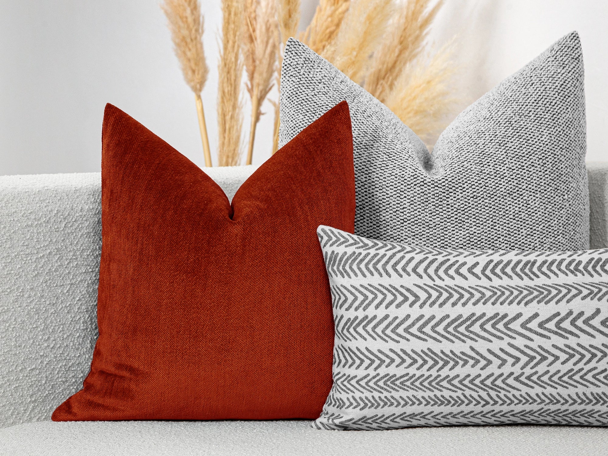 Burnt Brick Pillow Cover – Everyday