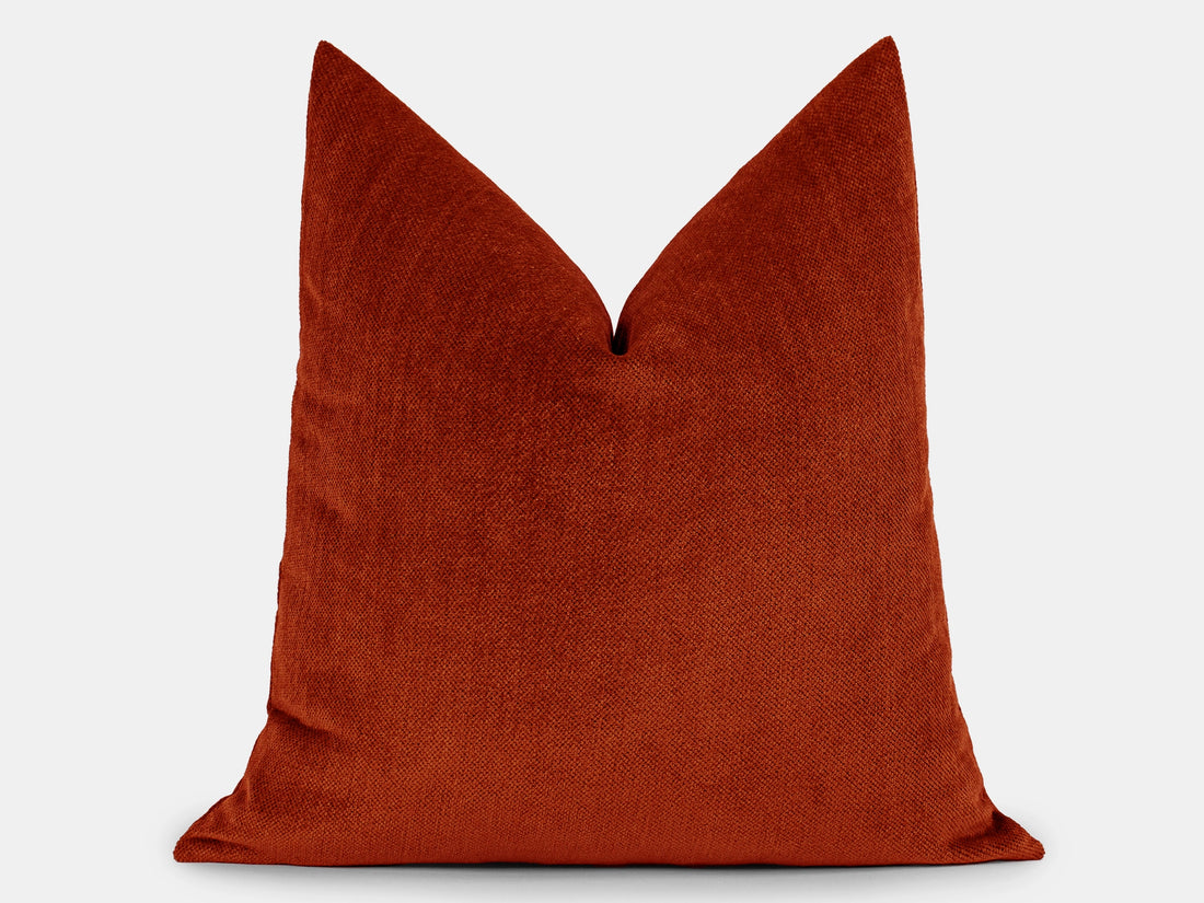 Burnt Brick Pillow Cover – Everyday