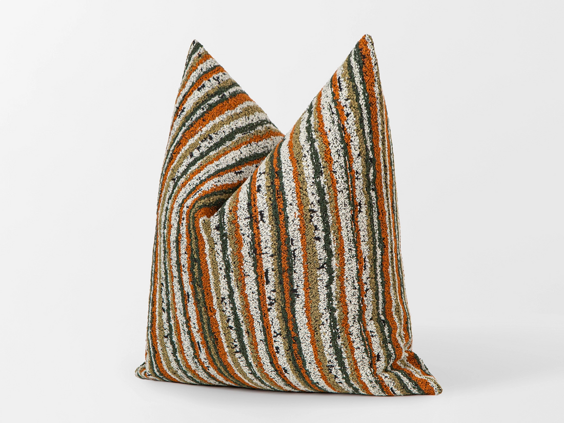 Colorful Striped Pillow Cover