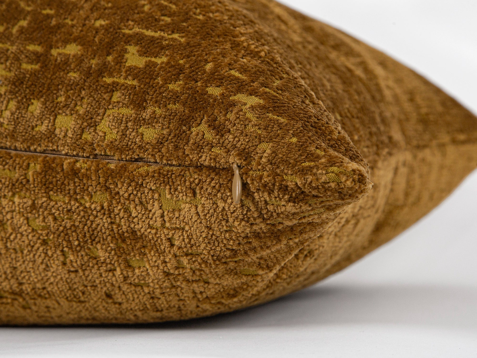 Amber Gold Tactile Textured Pillow Cover