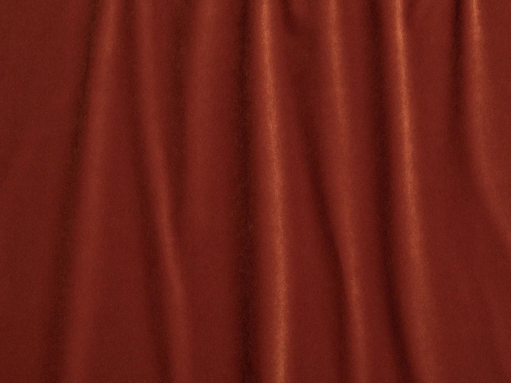 Burnt Orange Velvet Upholstery Fabric - Classic Velvet