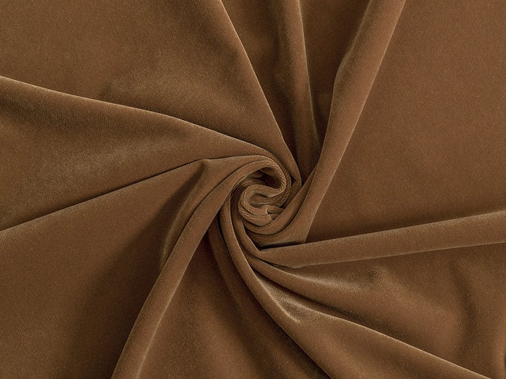 Camel Velvet Upholstery Fabric - Classic Velvet